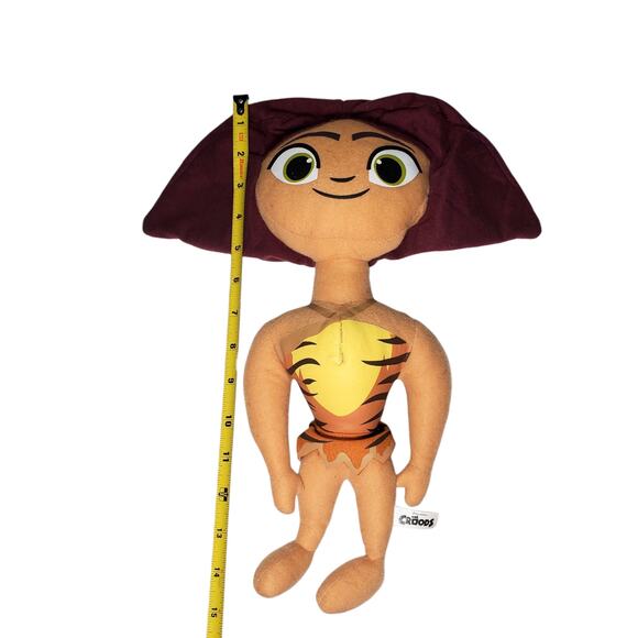 The Croods 14" Eep Cave Girl Dreamworks Toy Factory Plush Doll Stuffed 2013 - Picture 2 of 8